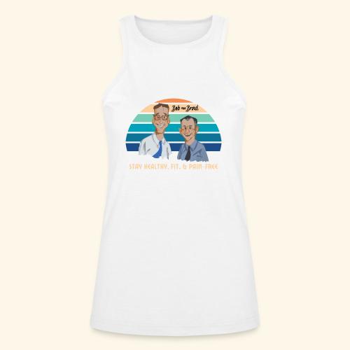 Colorful Vintage Retro Woman T Shirt 24 - American Apparel Women’s Racerneck Tank