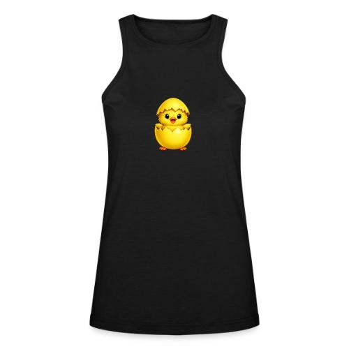 Easter Chick yellow - American Apparel Women’s Racerneck Tank
