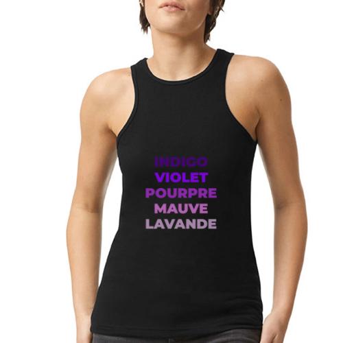 Shades of purple - American Apparel Women’s Racerneck Tank