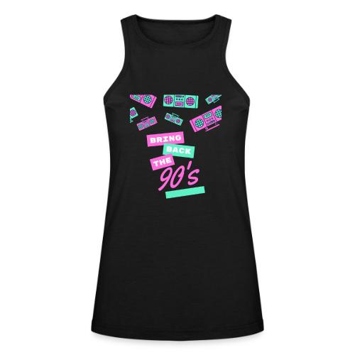 Bring Back The 90s Nostalgia Design| Retro 90s Art - American Apparel Women’s Racerneck Tank