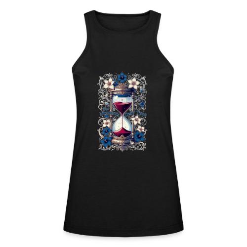 Our Moments Defy Time Hourglass Gifts T-Shirt - American Apparel Women’s Racerneck Tank