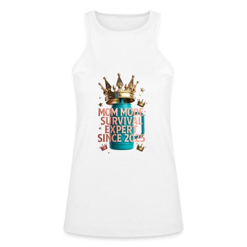 Mom Mode Survival Expert Tee - American Apparel Women’s Racerneck Tank