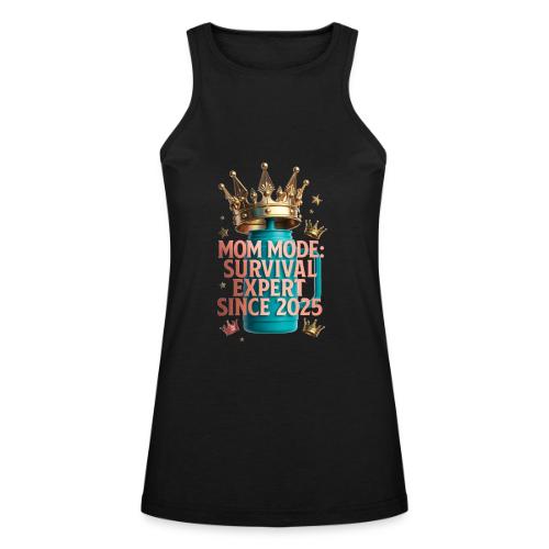 Mom Mode Survival Expert Tee - American Apparel Women’s Racerneck Tank
