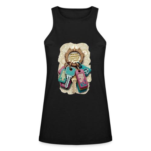 Minivan Commander T Shirt, Chauffeur of Chaos Mug - American Apparel Women’s Racerneck Tank