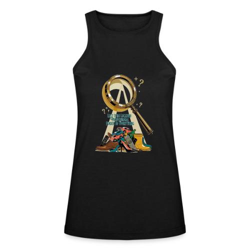 Lost Item Locator T Shirt, Professional Finder Mug - American Apparel Women’s Racerneck Tank