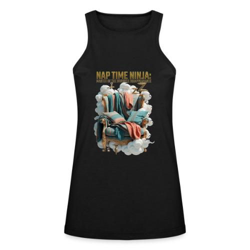 Nap Time Ninja T Shirt - American Apparel Women’s Racerneck Tank