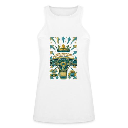Backseat Driver T Shirt, Funny Dad Gift - American Apparel Women’s Racerneck Tank