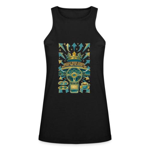 Backseat Driver T Shirt, Funny Dad Gift - American Apparel Women’s Racerneck Tank