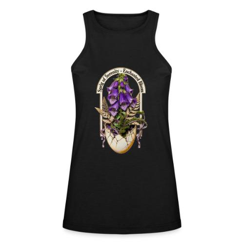 Spring Serenity Foxglove Tee, Easter Gift for wife - American Apparel Women’s Racerneck Tank