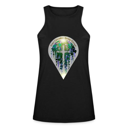 Easter Grace Cascades Vine T Shirt, Renewal Gift - American Apparel Women’s Racerneck Tank