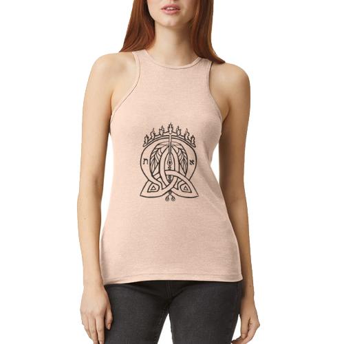 Alpha Omega Trinity - American Apparel Women’s Racerneck Tank