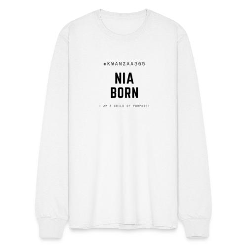 nia born shirt - Men's Long Sleeve T-Shirt