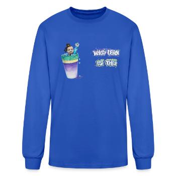 Who I Am Is This Cup - Men's Long Sleeve T-Shirt - royal blue - Front