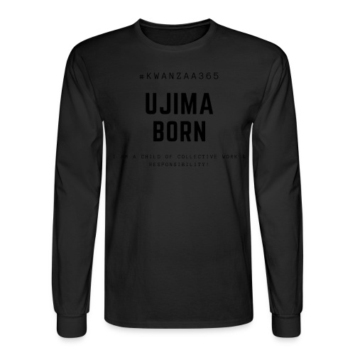 ujima born shirt - Men's Long Sleeve T-Shirt