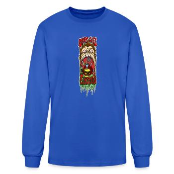 Zombie Fast Food Frenzy - Men's Long Sleeve T-Shirt - royal blue - Front