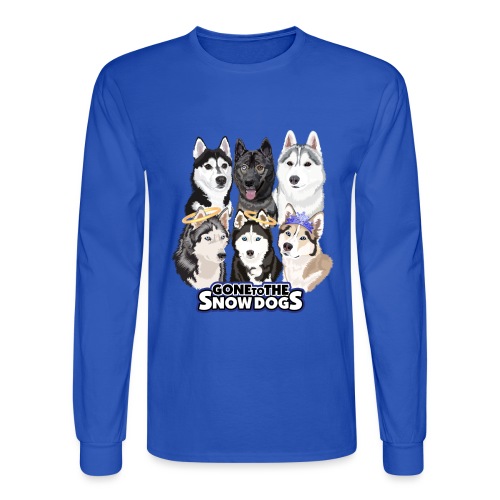 The Gone to the Snow Dogs Husky Pack - Men's Long Sleeve T-Shirt