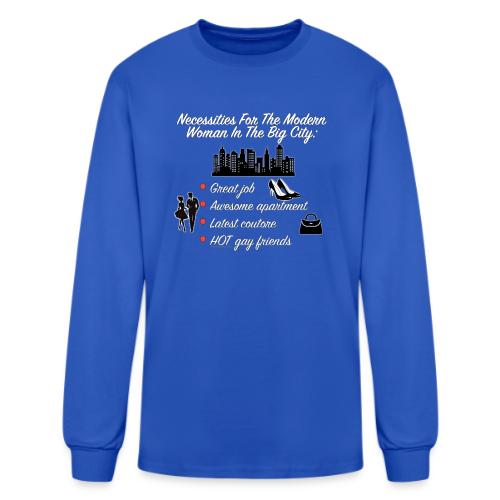 Necessities For The Big City - Men's Long Sleeve T-Shirt