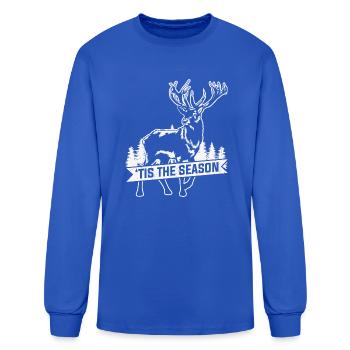 It's deer hunting season - Men's Long Sleeve T-Shirt - royal blue - Front