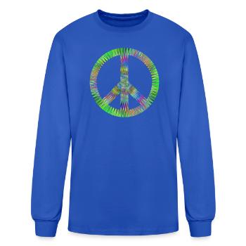 Hypnotic Peace - Men's Long Sleeve T-Shirt - royal blue - Front