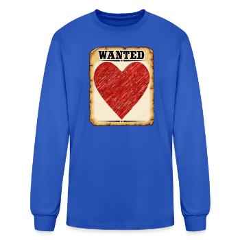 Love Wanted - Men's Long Sleeve T-Shirt - royal blue - Front