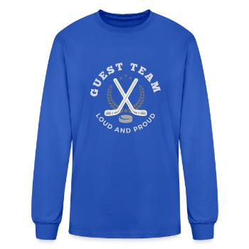 Hockey guest team - Men's Long Sleeve T-Shirt - royal blue - Front