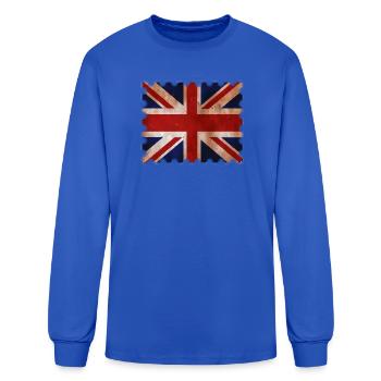 Great Britain retro Design - Men's Long Sleeve T-Shirt - royal blue - Front