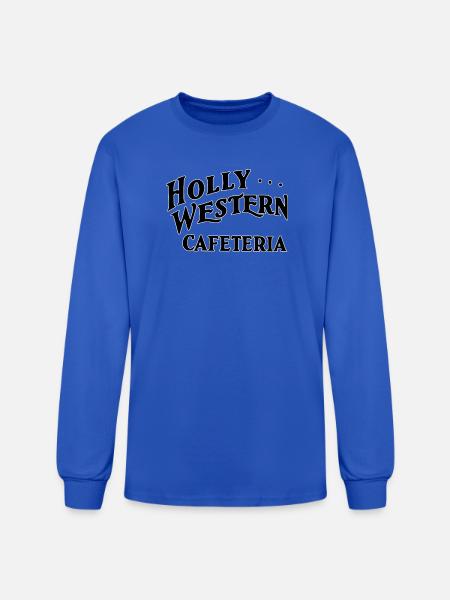 Holly Western Cafeteria Signage - Men's Long Sleeve T-Shirt - royal blue