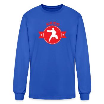 Aikido - Martial Art - Aikido - Men's Long Sleeve T-Shirt - royal blue - Front