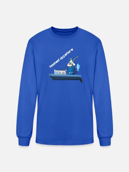 Hooked_Offshore - Men's Long Sleeve T-Shirt - royal blue