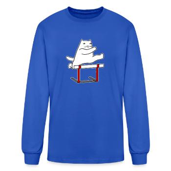 Hurdles - Men's Long Sleeve T-Shirt - royal blue - Front
