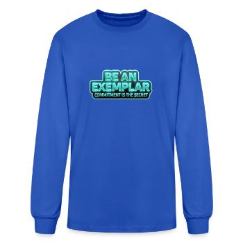 Be An Exemplar - Men's Long Sleeve T-Shirt - royal blue - Front