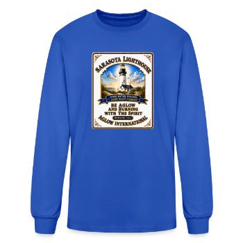 Sarasota Lighthouse Aglow International - Men's Long Sleeve T-Shirt - royal blue - Front
