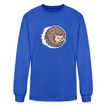 Spinning Hedgehog Joy - Men's Long Sleeve T-Shirt - royal blue - Front