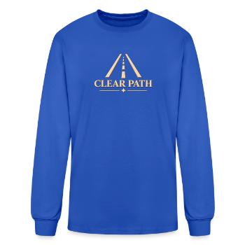 CLEAR_PATH_MAIN_2 - Men's Long Sleeve T-Shirt - royal blue - Front