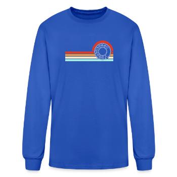 Rotary Phone Dial Telephone - Men's Long Sleeve T-Shirt - royal blue - Front