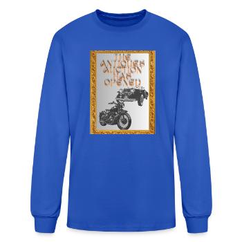 Antique Auction Opens: Car & Bike - Men's Long Sleeve T-Shirt - royal blue - Front