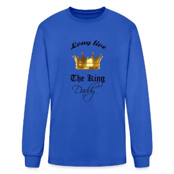 Long live Daddy the king - Men's Long Sleeve T-Shirt - royal blue - Front