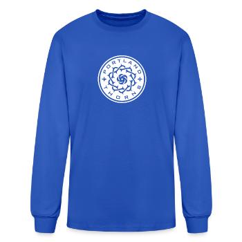 Portland Thorns - Men's Long Sleeve T-Shirt - royal blue - Front