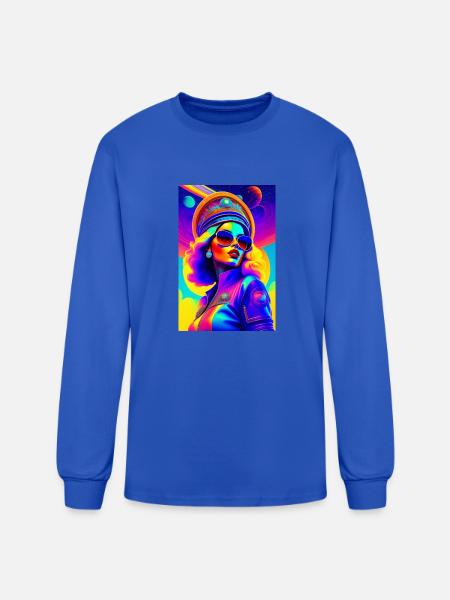 Galactic women vaibrent colour - Men's Long Sleeve T-Shirt - royal blue