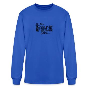 Fuck Sake - Men's Long Sleeve T-Shirt - royal blue - Front