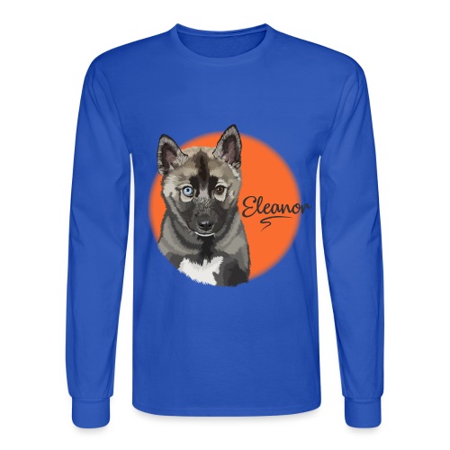 Eleanor the Husky from Gone to the Snow Dogs - Men's Long Sleeve T-Shirt