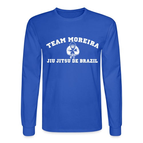 Team Moreira - Classic Athletic - All White Logo - Men's Long Sleeve T-Shirt