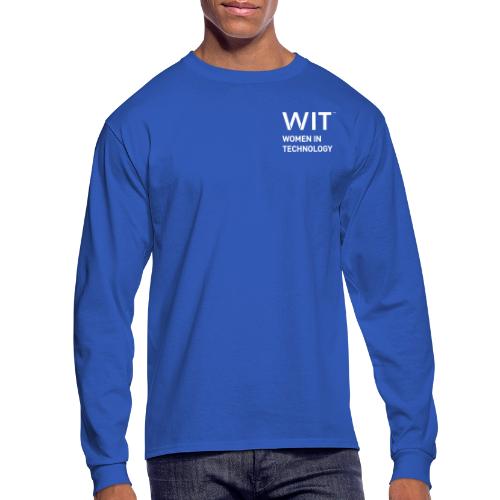 WIT: Explore. Pursue. Persist. Lead - Men's Long Sleeve T-Shirt