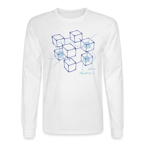CM 1 logo FlexPrint - Men's Long Sleeve T-Shirt