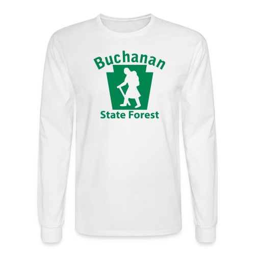Buchanan State Forest Keystone Hiker female - Men's Long Sleeve T-Shirt