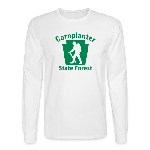 Cornplanter State Forest Keystone Hiker male - Men's Long Sleeve T-Shirt