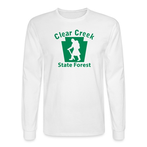Clear Creek State Forest Keystone Hiker female - Men's Long Sleeve T-Shirt