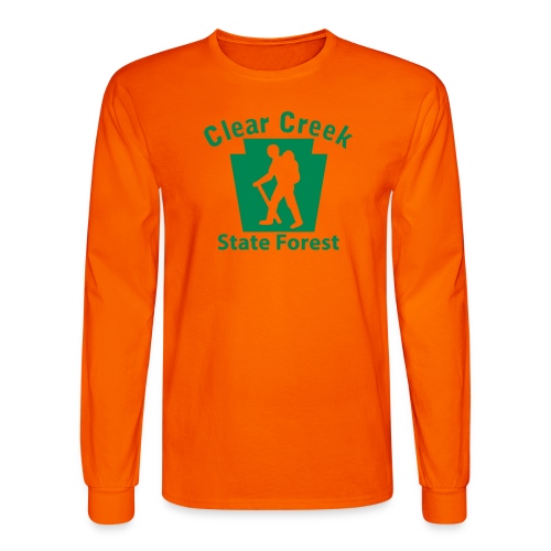 Clear Creek State Forest Keystone Hiker male - Men's Long Sleeve T-Shirt