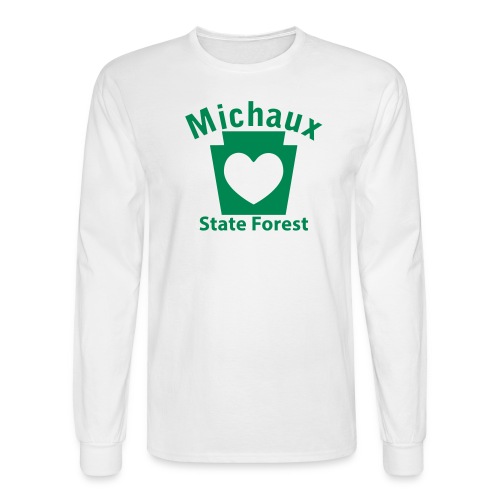 Michaux State Forest Keystone Heart - Men's Long Sleeve T-Shirt