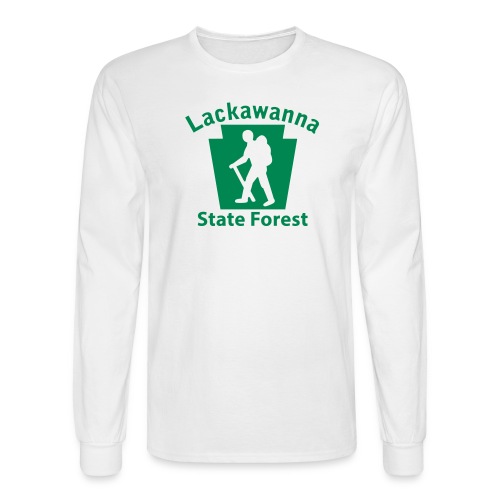 Lackawanna State Forest Keystone Hiker male - Men's Long Sleeve T-Shirt